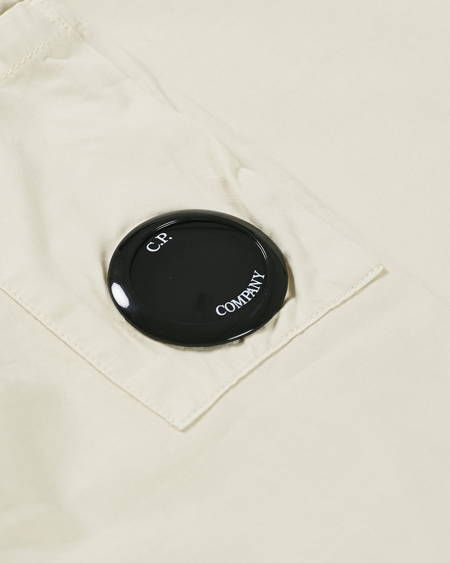 Herr | Skjortor | C.P. Company | Garment Dyed Overshirt Ecru