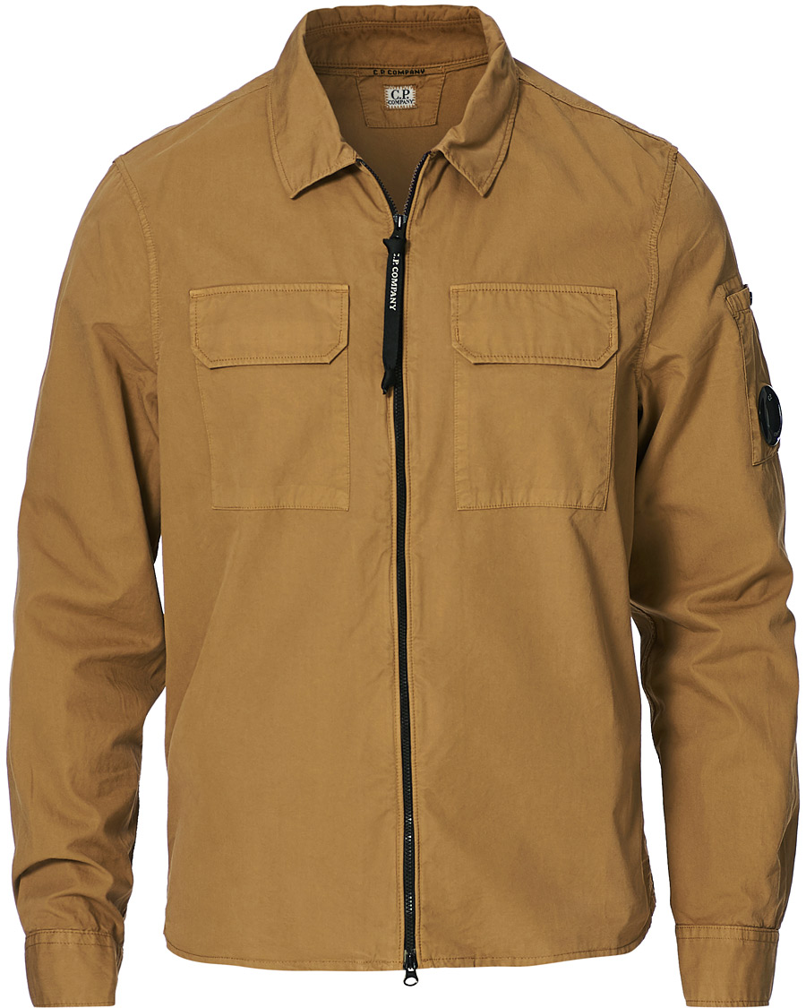 Herr | Skjortor | C.P. Company | Garment Dyed Overshirt Khaki