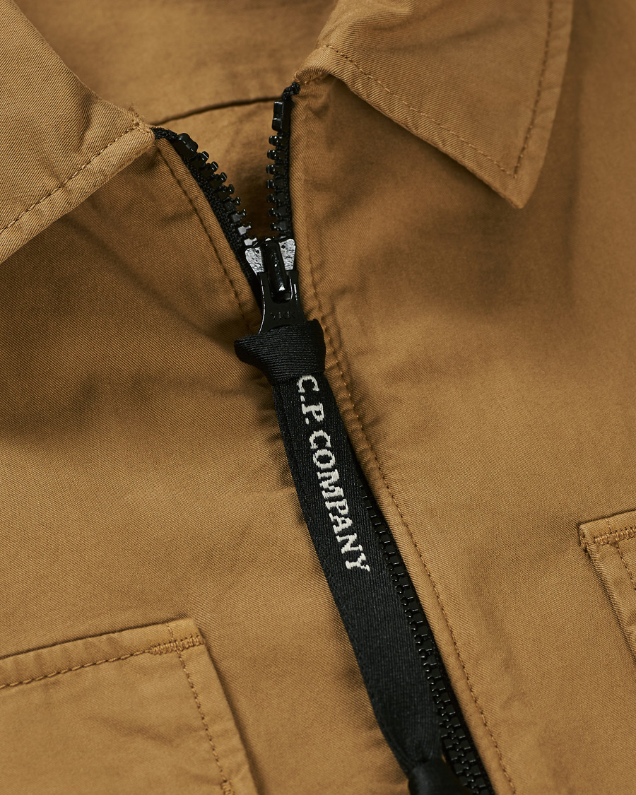 Herr | Skjortor | C.P. Company | Garment Dyed Overshirt Khaki