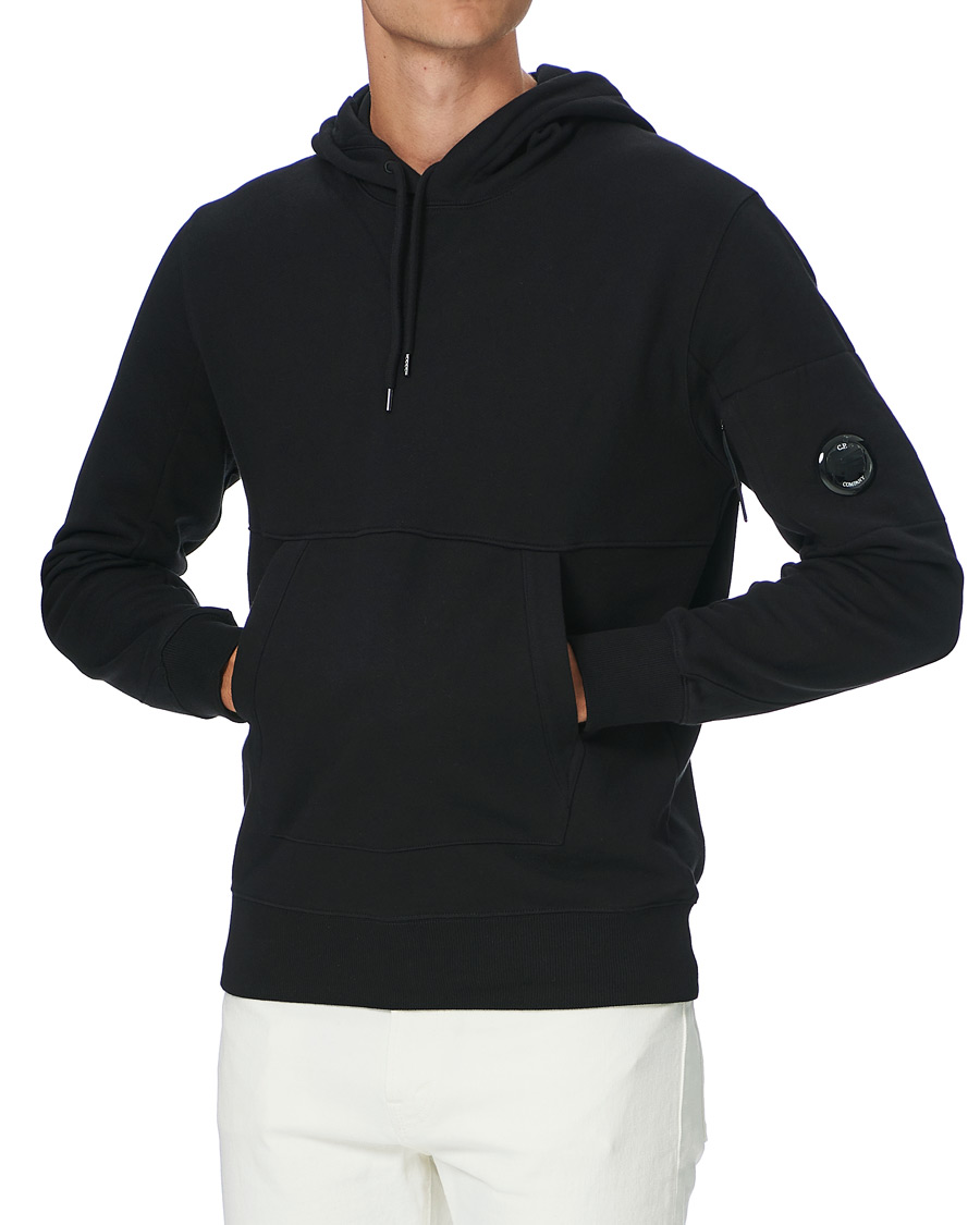 Herr | Tröjor | C.P. Company | Hooded Lens Sweatshirt Black