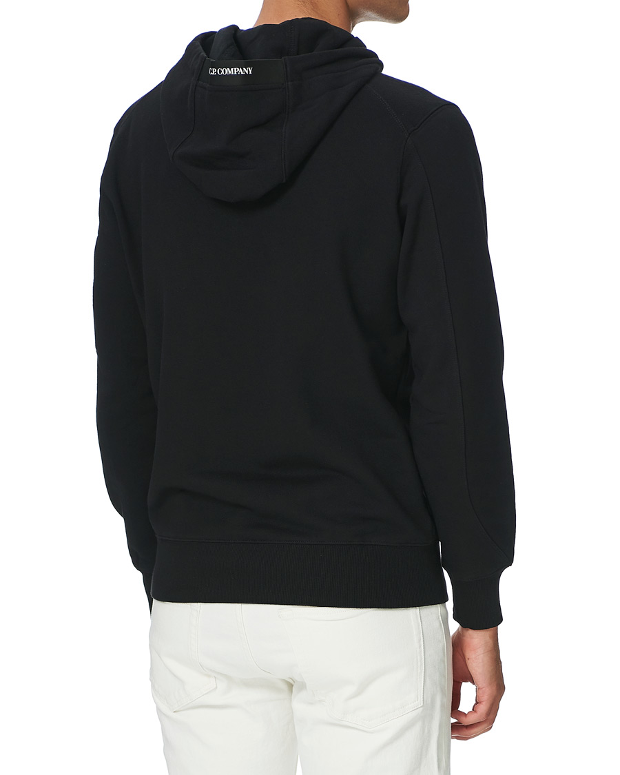 Herr | Tröjor | C.P. Company | Hooded Lens Sweatshirt Black