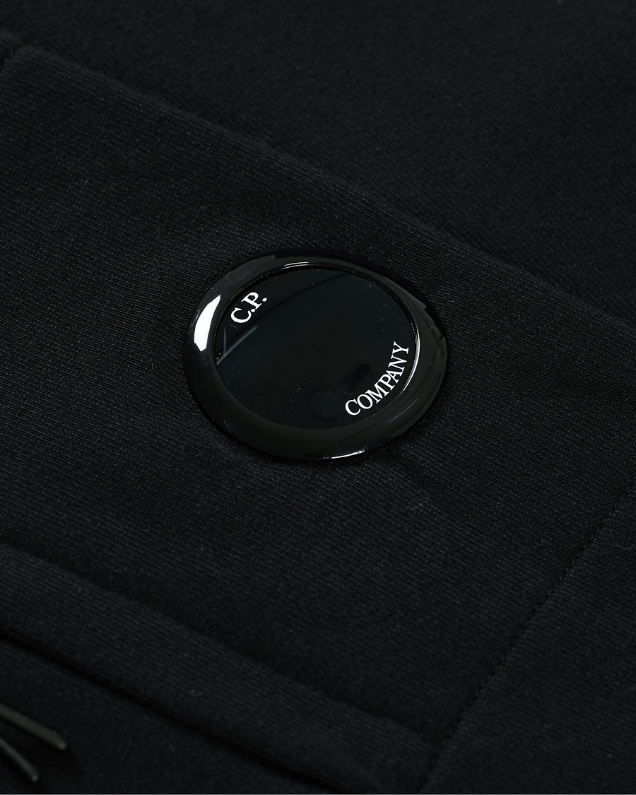 Herr | Tröjor | C.P. Company | Hooded Lens Sweatshirt Black