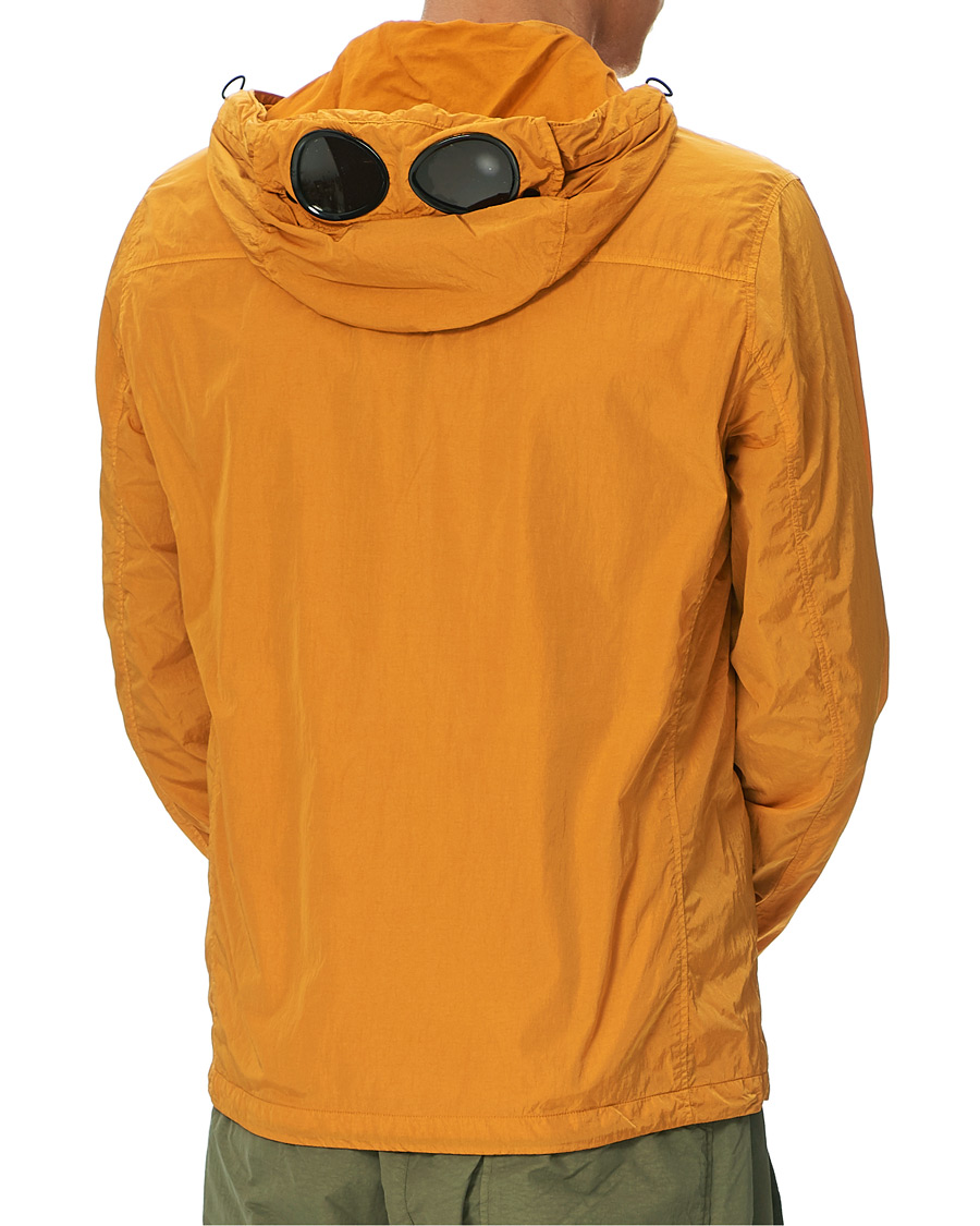 Herr | Jackor | C.P. Company | Chrome Garment Dyed Nylon Hooded Overshirt Orange