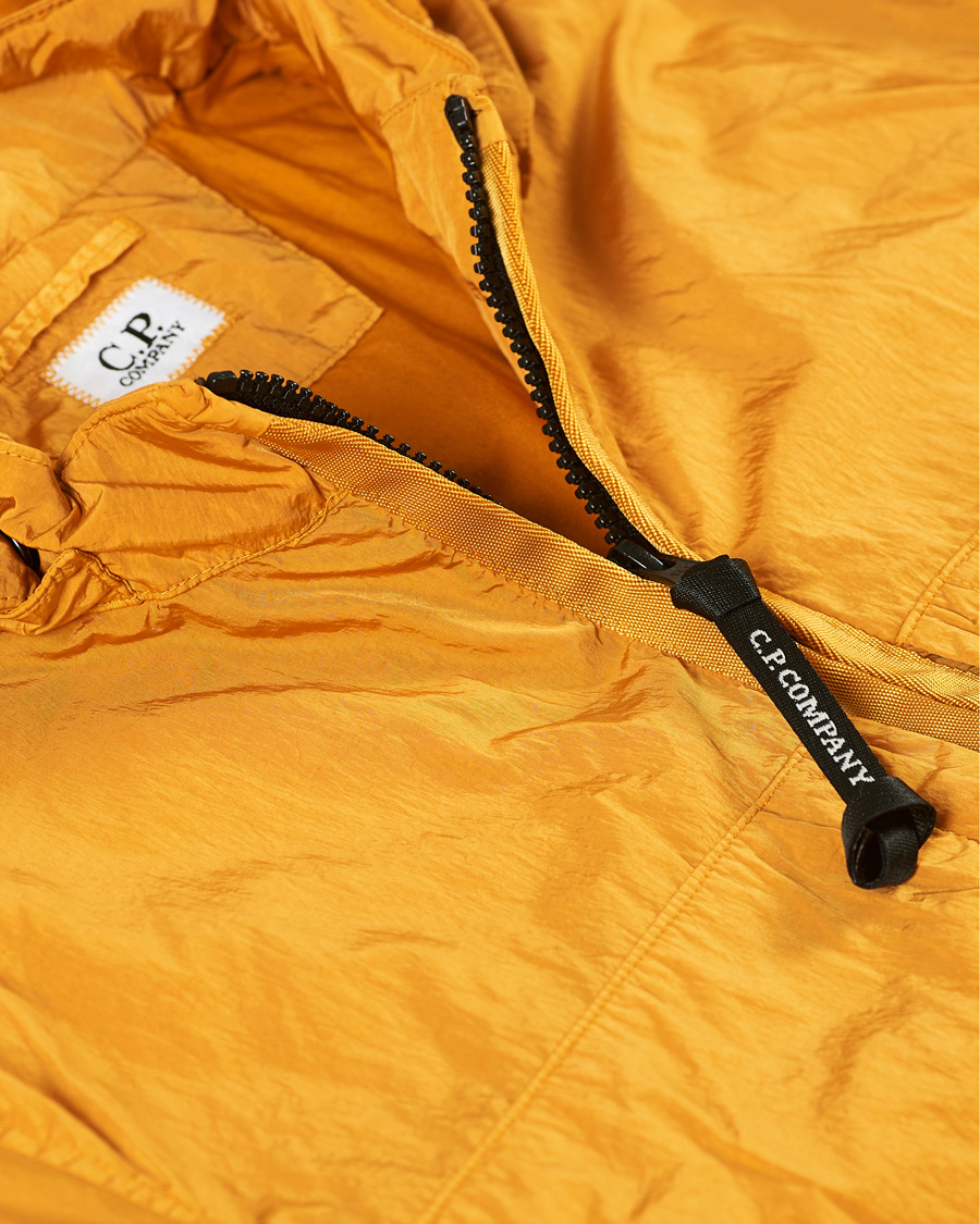 Herr | Jackor | C.P. Company | Chrome Garment Dyed Nylon Hooded Overshirt Orange
