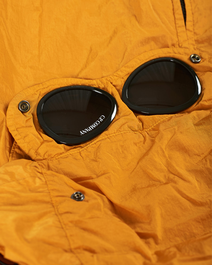 Herr | Jackor | C.P. Company | Chrome Garment Dyed Nylon Hooded Overshirt Orange