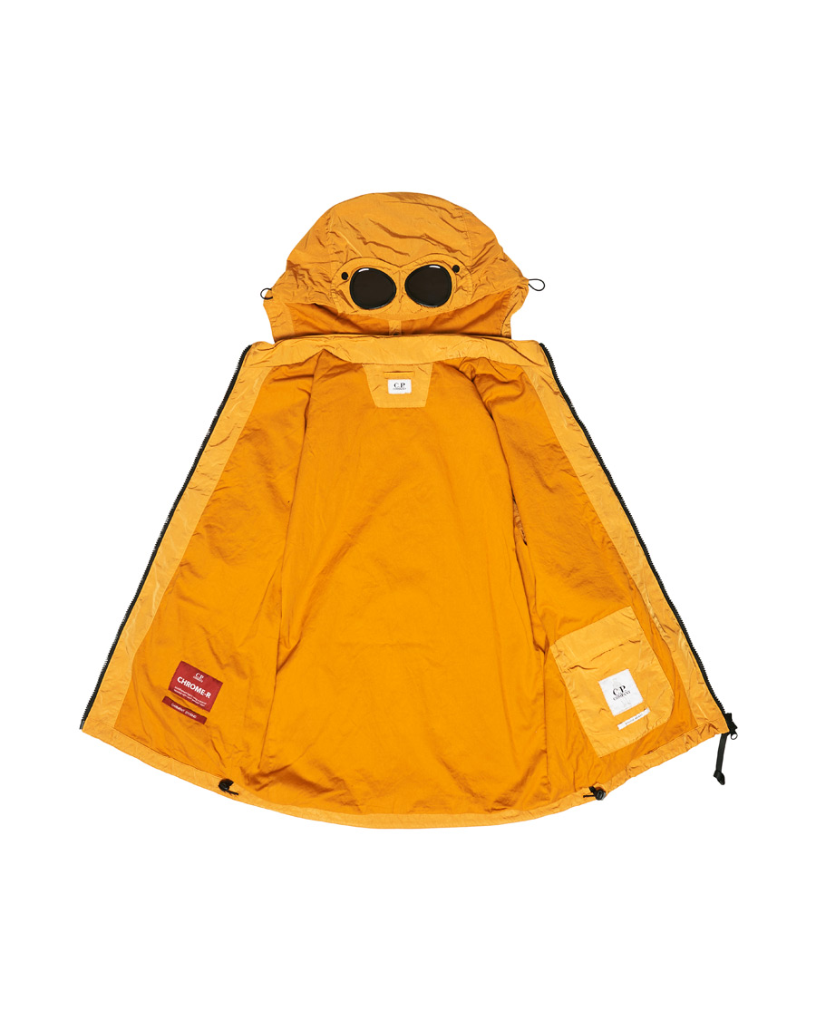Herr | Jackor | C.P. Company | Chrome Garment Dyed Nylon Hooded Overshirt Orange