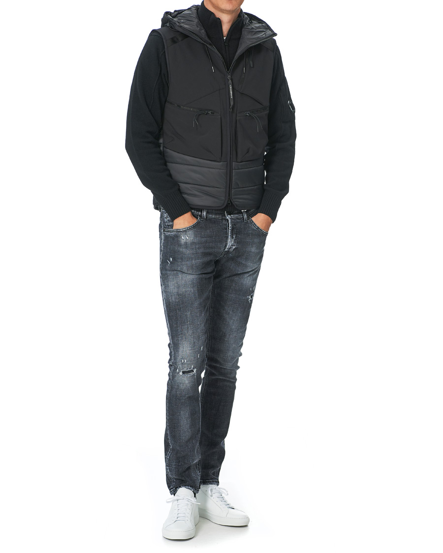 Herr | Jackor | C.P. Company | Shell Mixed Goggle Vest Black