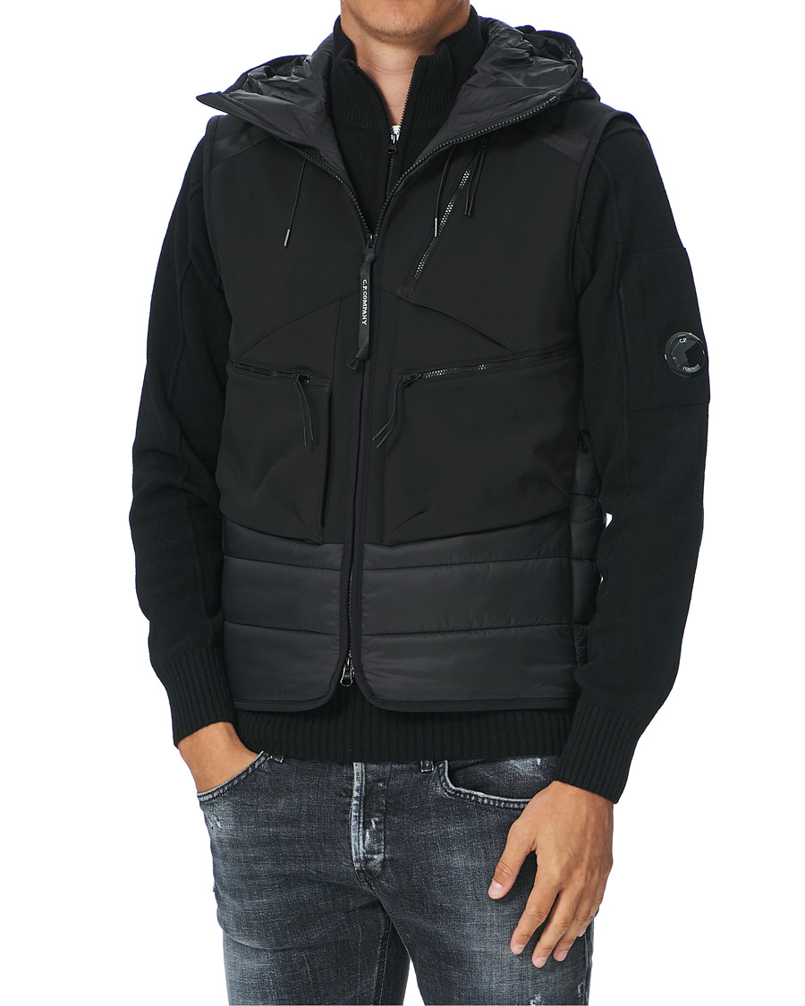 Herr | Jackor | C.P. Company | Shell Mixed Goggle Vest Black