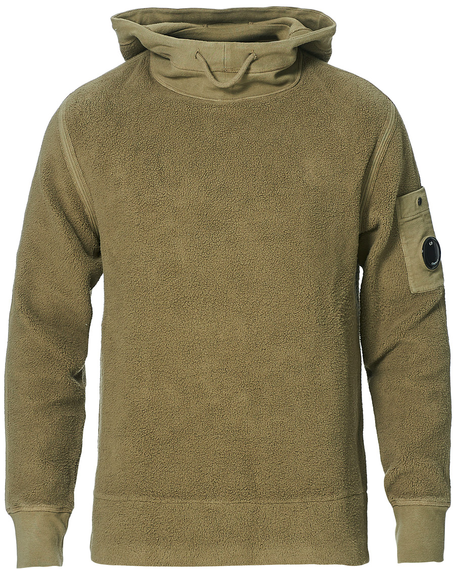Herr | Tröjor | C.P. Company | Polar Fleece Hoodie Olive