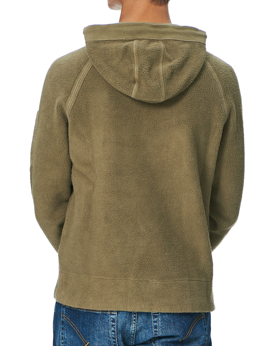 Herr | Tröjor | C.P. Company | Polar Fleece Hoodie Olive