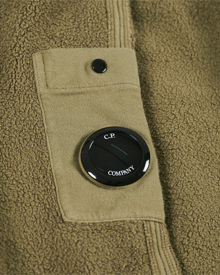 Herr | Tröjor | C.P. Company | Polar Fleece Hoodie Olive