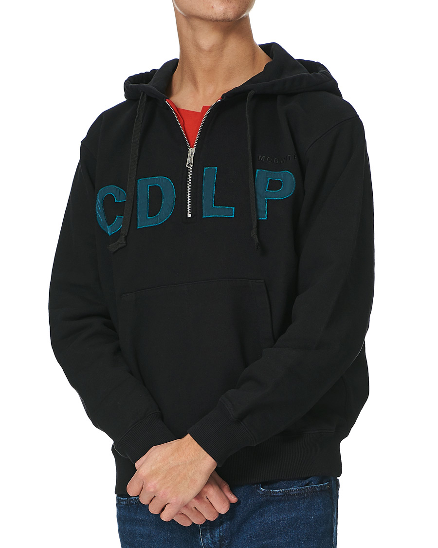 Herr | Tröjor | CDLP | Heavyweight Terry Half-Zip Hoodie Black