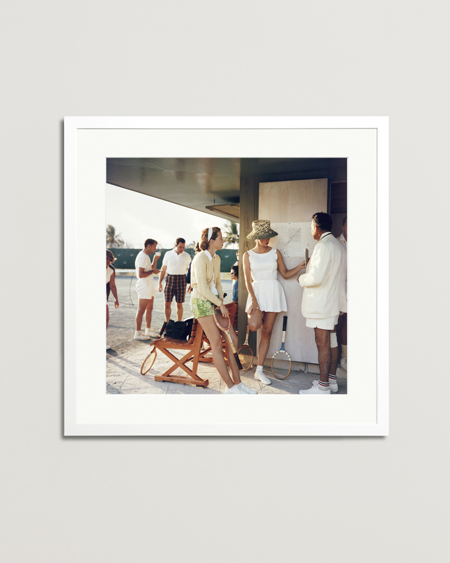 Herr | Tavlor | Sonic Editions | Framed Slim Aarons Tennis In The Bahamas