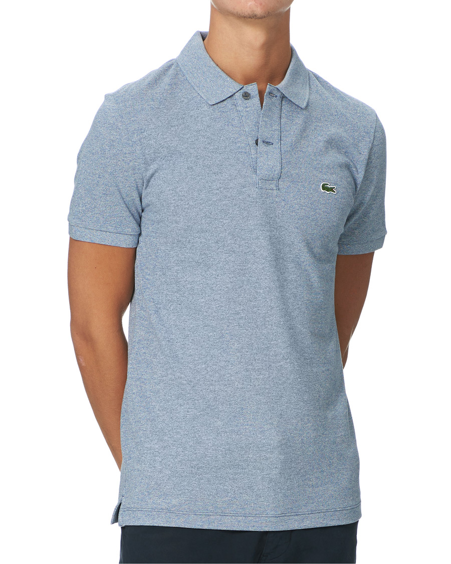 Herr | Pikéer | Lacoste | Slim Fit Polo Piké Light Indigo Blue
