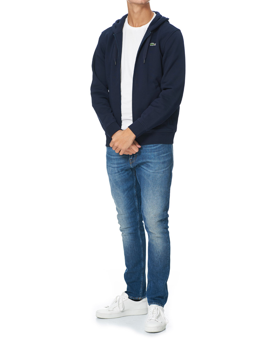 Herr | Tröjor | Lacoste | Full Zip Hood Navy