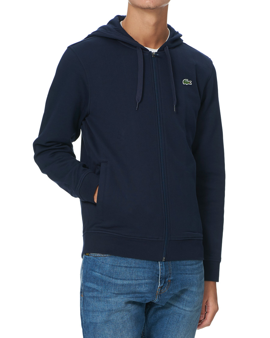 Herr | Tröjor | Lacoste | Full Zip Hood Navy