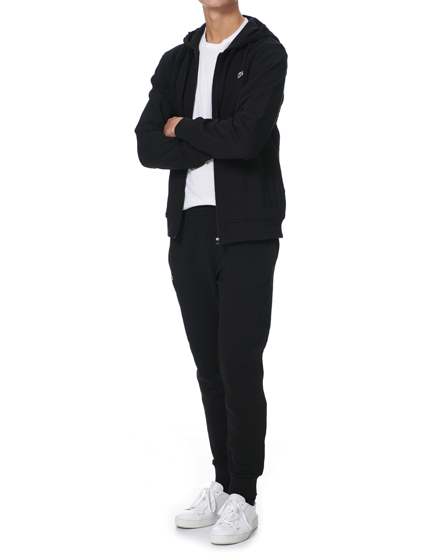 Herr | Byxor | Lacoste | Cotton Sweatpants Black