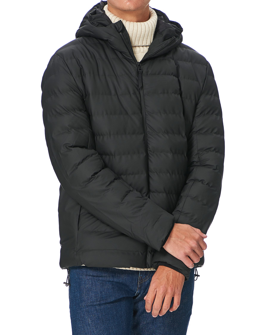 Herr | Jackor | RAINS | Waterproof Trekker Hooded Jacket Black