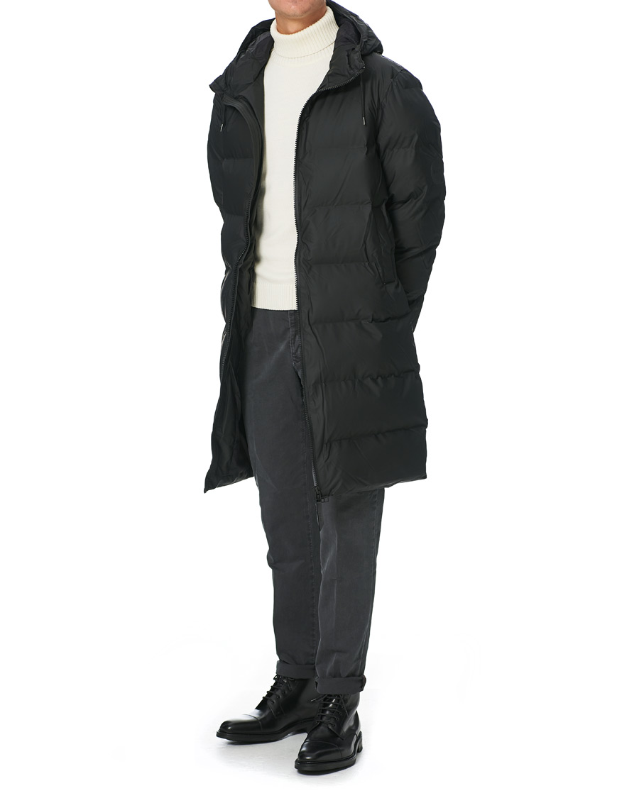 Herr | Jackor | RAINS | Waterproof Long Puffer Jacket Black