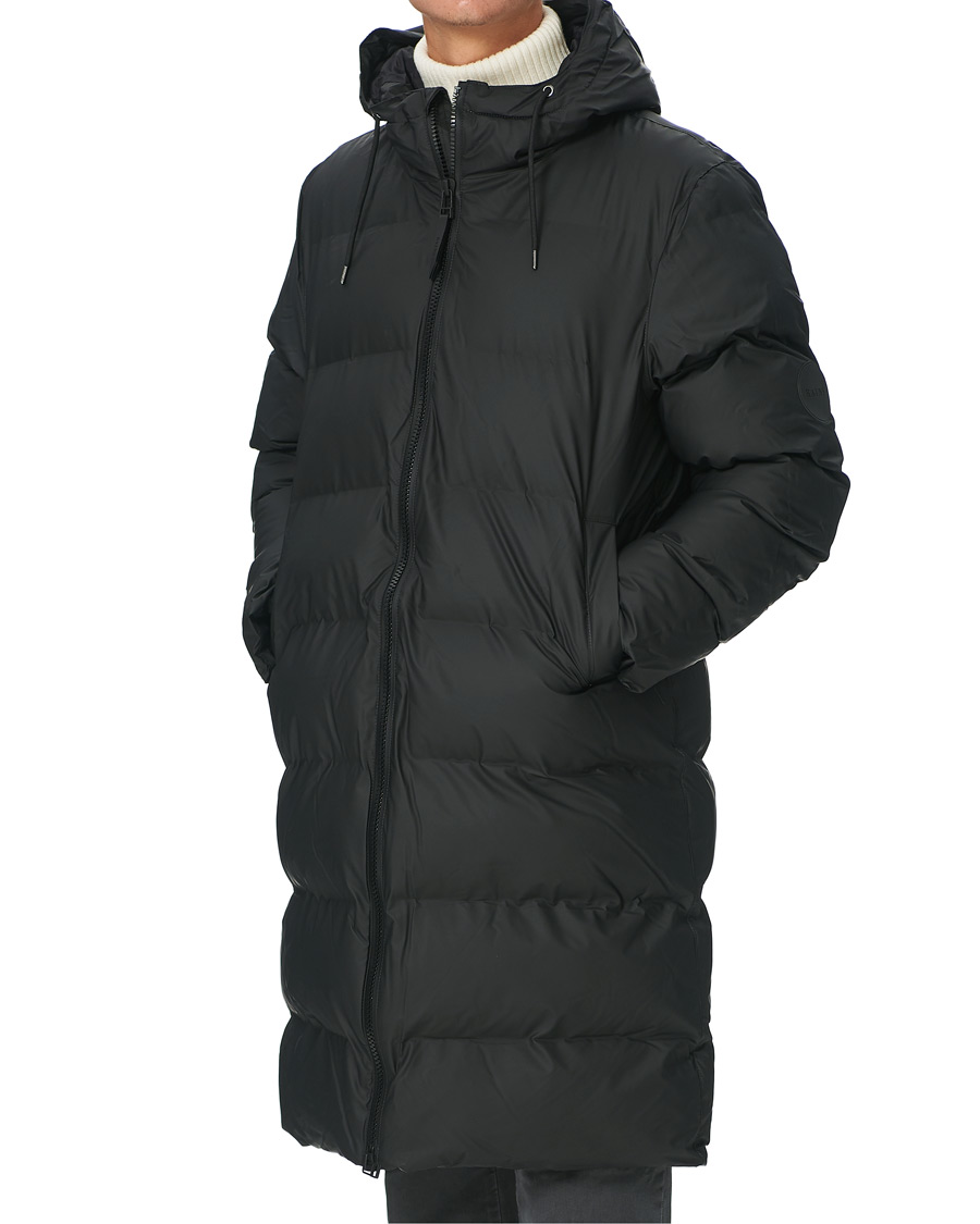 Herr | Jackor | RAINS | Waterproof Long Puffer Jacket Black