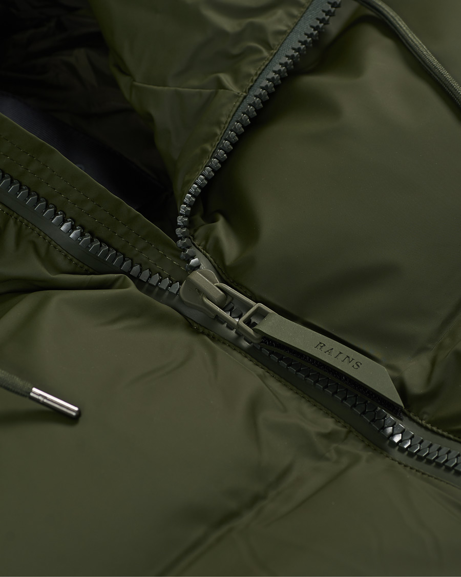 Herr | Jackor | RAINS | Waterproof Long Puffer Jacket Green