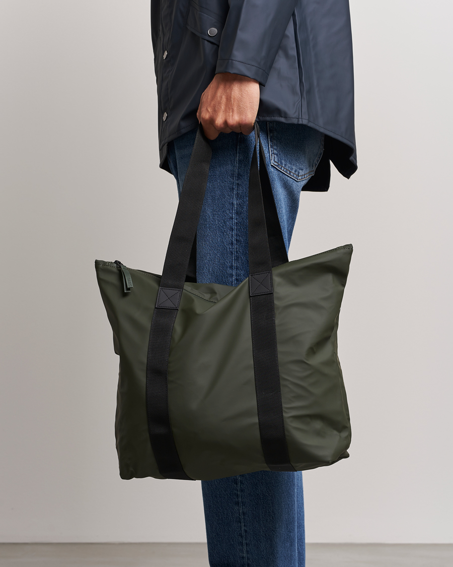 Herr | RAINS Tote Bag Rush Green | RAINS | Tote Bag Rush Green