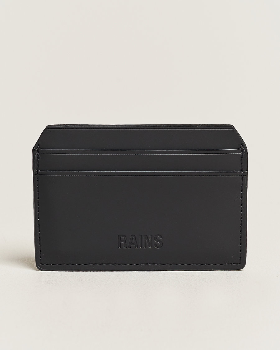 Herr | RAINS Card Holder Black | RAINS | Card Holder Black