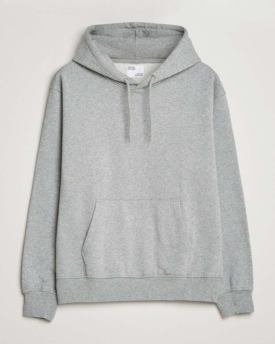 Herr | Tröjor | Colorful Standard | Classic Organic Hood Heather Grey