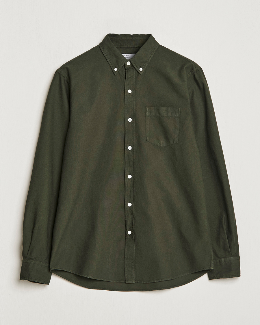 Herr | Oxfordskjortor | Colorful Standard | Classic Organic Oxford Button Down Shirt Hunter Green