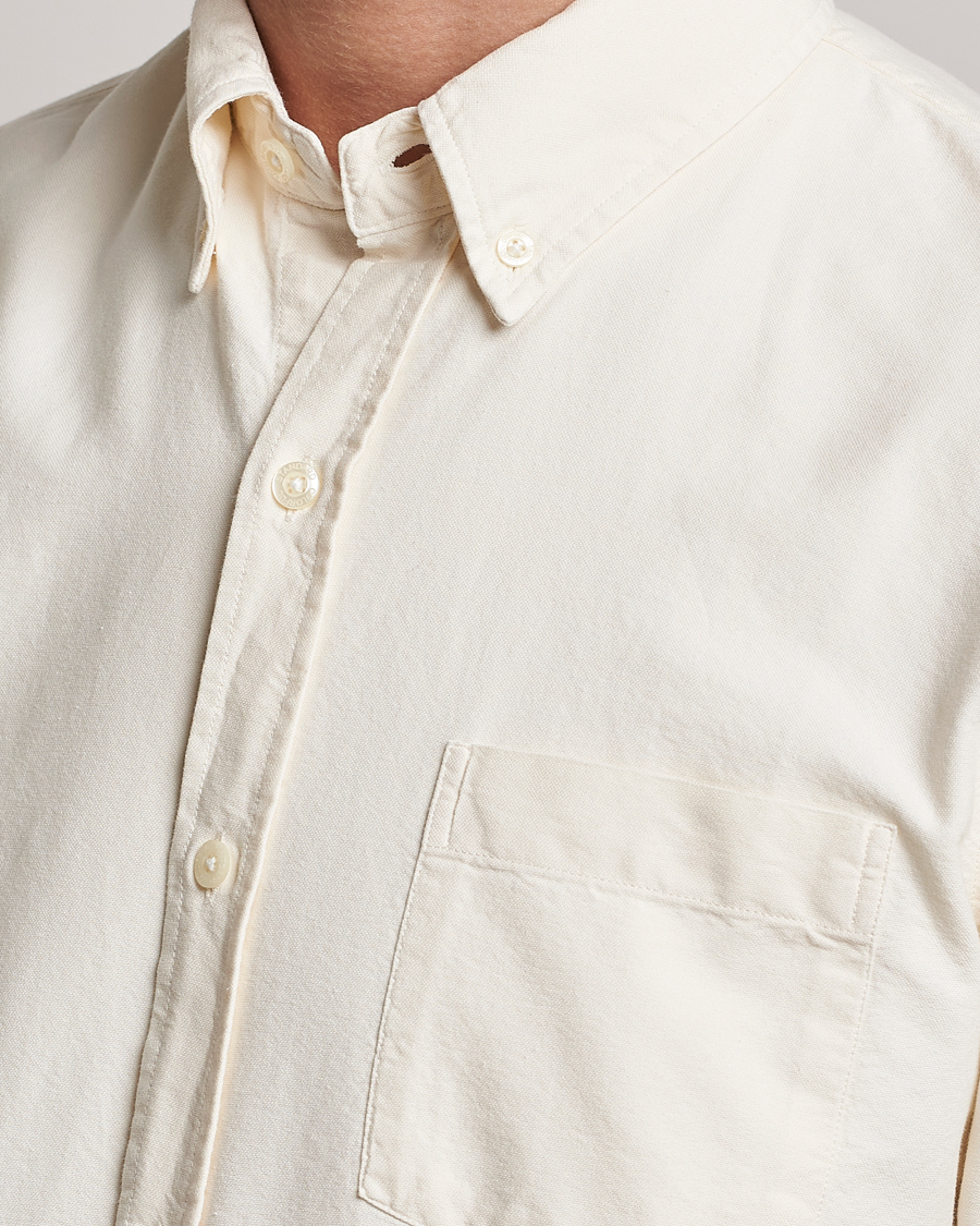 Herr | Skjortor | Colorful Standard | Classic Organic Oxford Button Down Shirt Ivory White