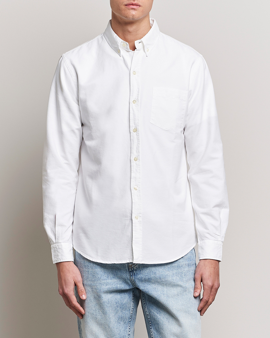 Herr | Ekologiskt | Colorful Standard | Classic Organic Oxford Button Down Shirt White