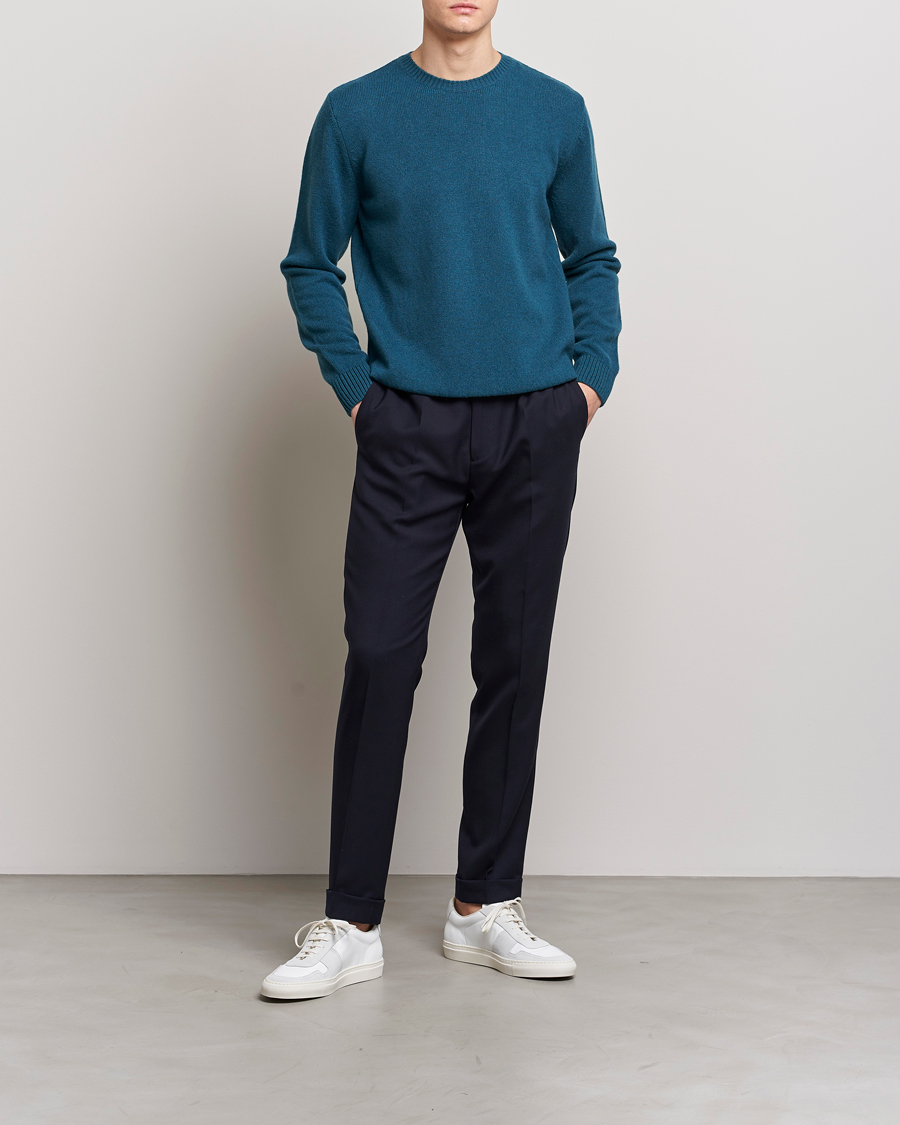 Herr | Tröjor | Colorful Standard | Classic Merino Wool Crew Neck Ocean Green