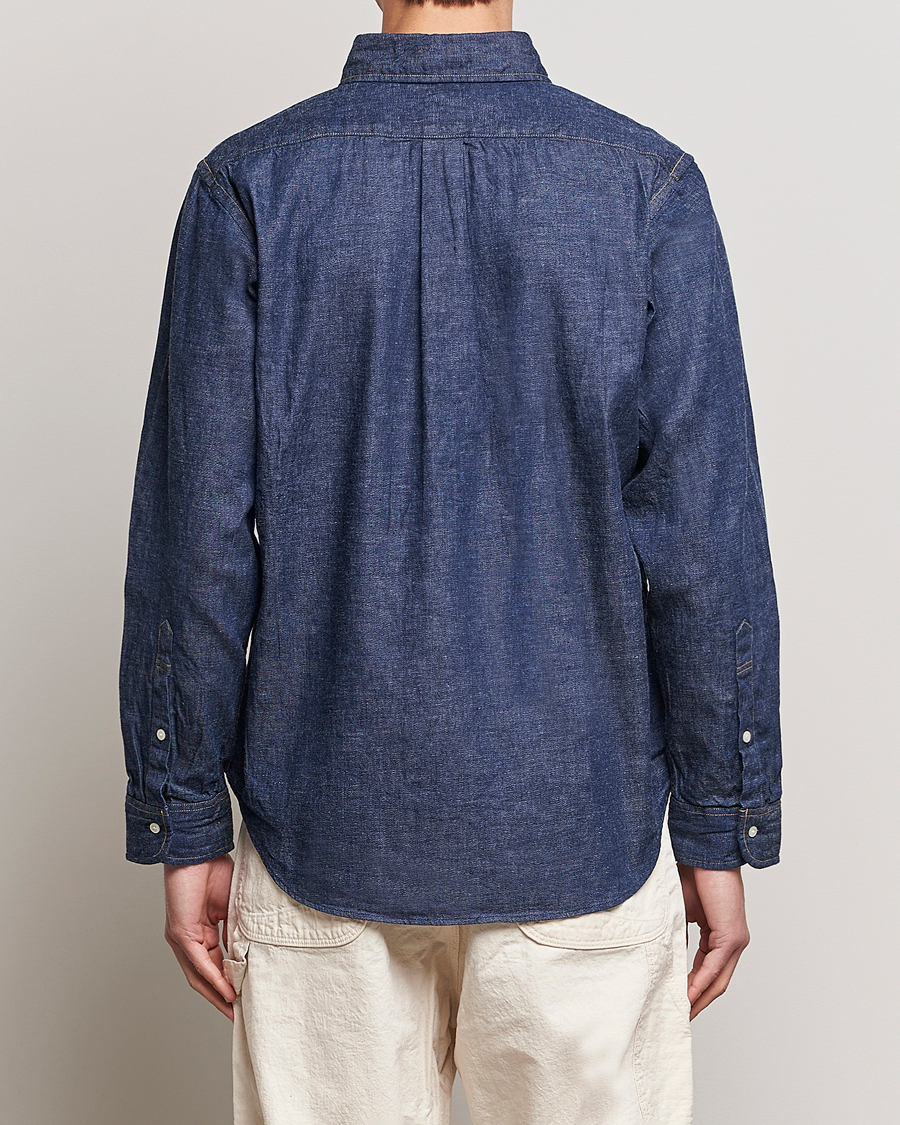 Herr | Skjortor | orSlow | Denim Button Down Shirt One Wash