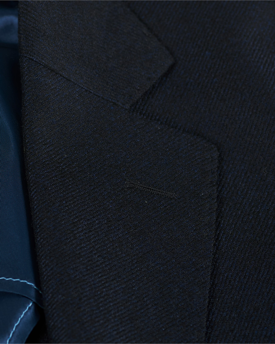 Herr | Kavajer | Oscar Jacobson | Ferry Loro Piana Wool/Cashmere Blazer Navy