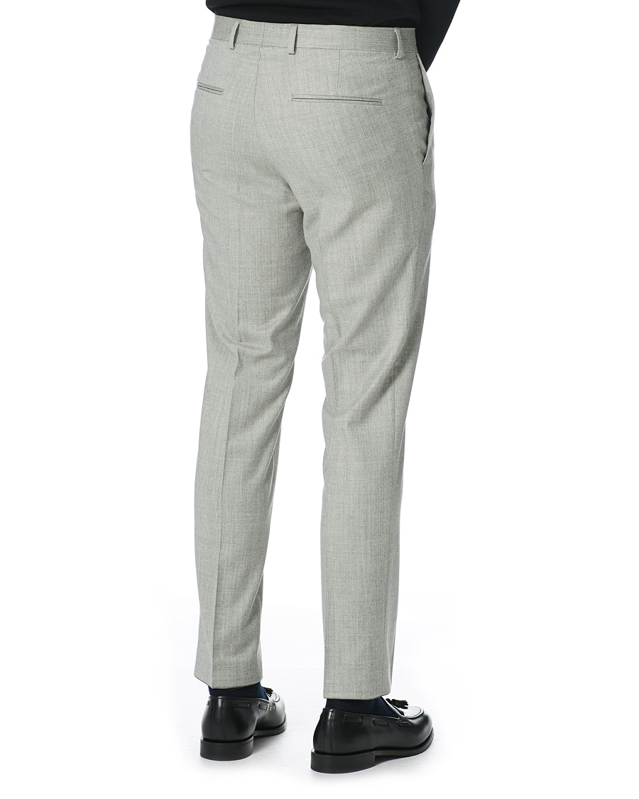 Herr | Kostymer | Oscar Jacobson | Egel Wool/Silk Patch Pocket Suit Light Grey