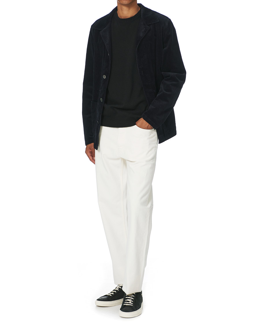 Herr | Jackor | Oscar Jacobson | Hampus Corduroy Shirt Jacket Navy