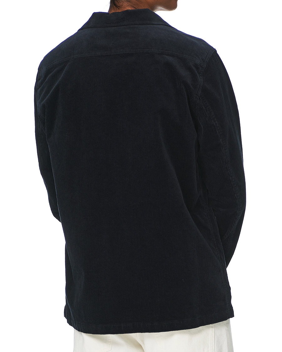 Herr | Jackor | Oscar Jacobson | Hampus Corduroy Shirt Jacket Navy