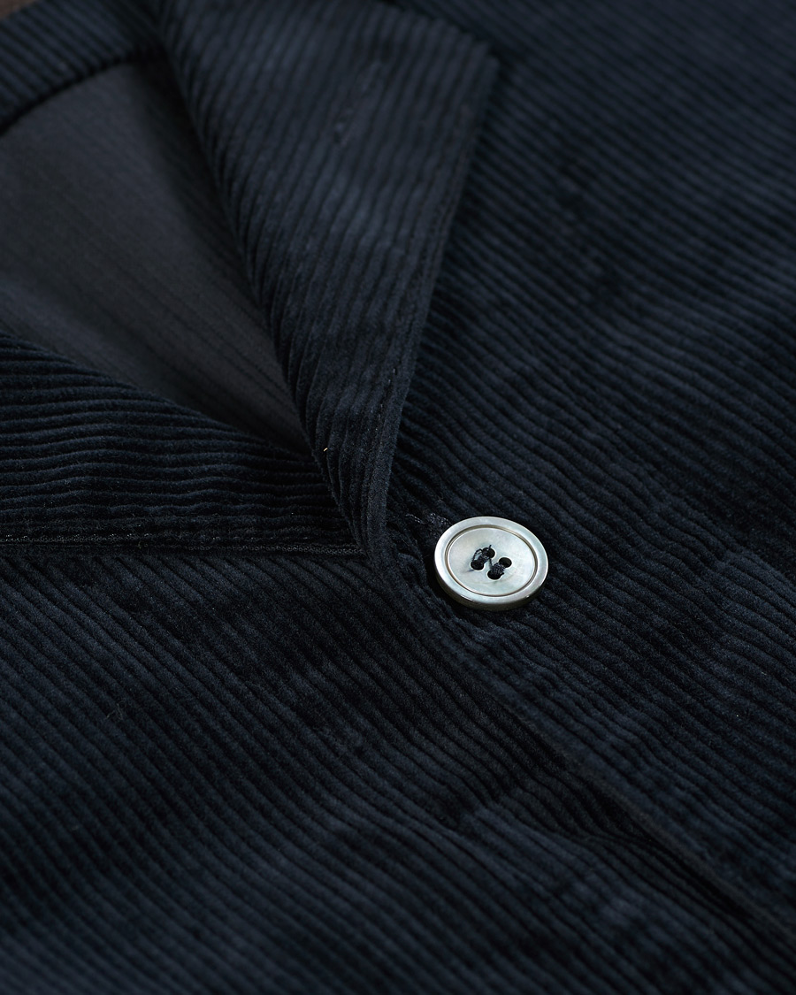 Herr | Jackor | Oscar Jacobson | Hampus Corduroy Shirt Jacket Navy