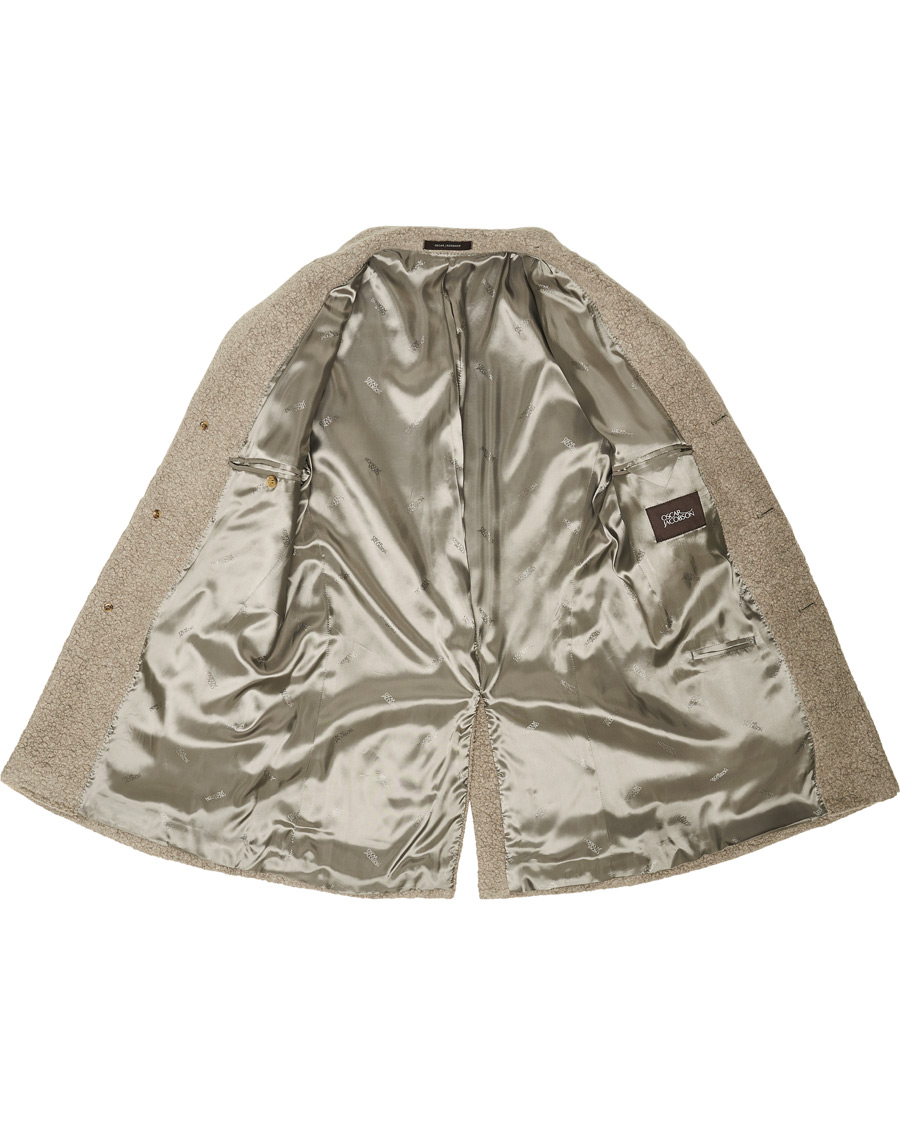 Herr | Jackor | Oscar Jacobson | Storvik Wool Terry Coat Creme
