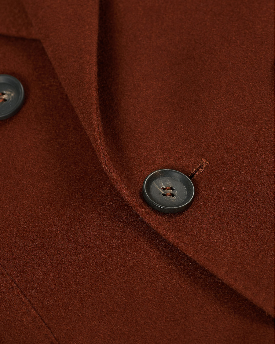 Herr | Jackor | Oscar Jacobson | Sebastian Double Breasted Cashmere Coat Camel