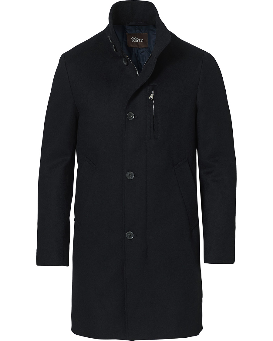 Herr | Jackor | Oscar Jacobson | Landon Loro Piana Jacket Navy