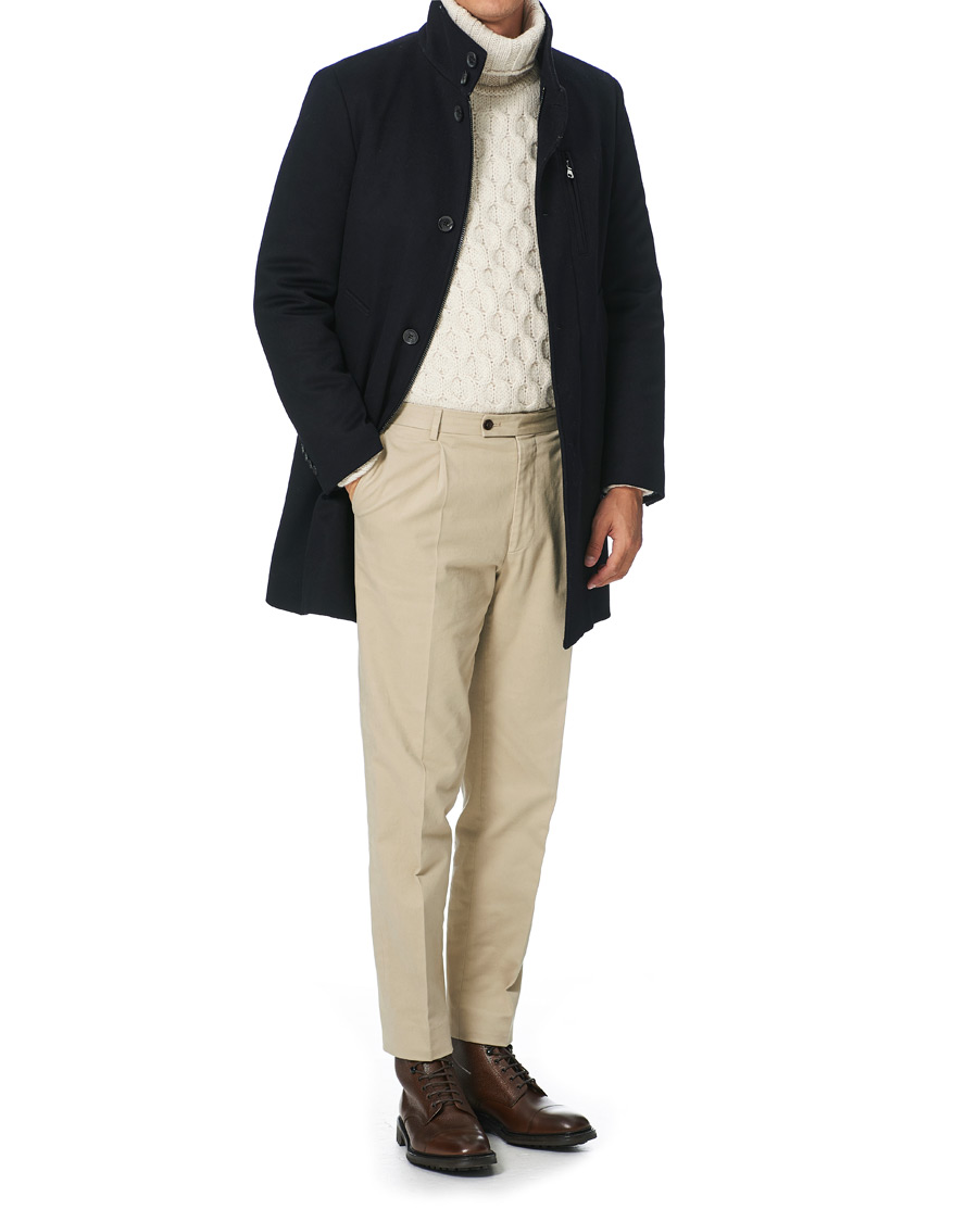 Herr | Jackor | Oscar Jacobson | Landon Loro Piana Jacket Navy