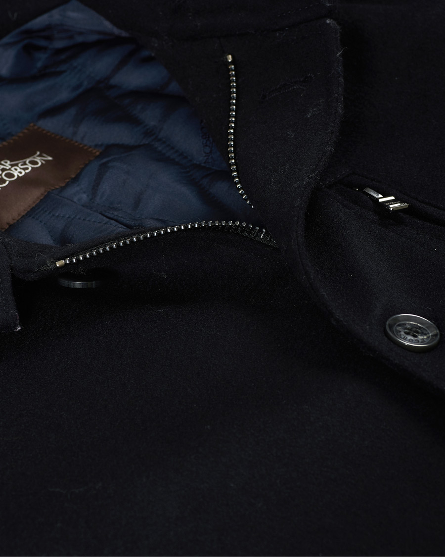 Herr | Jackor | Oscar Jacobson | Landon Loro Piana Jacket Navy