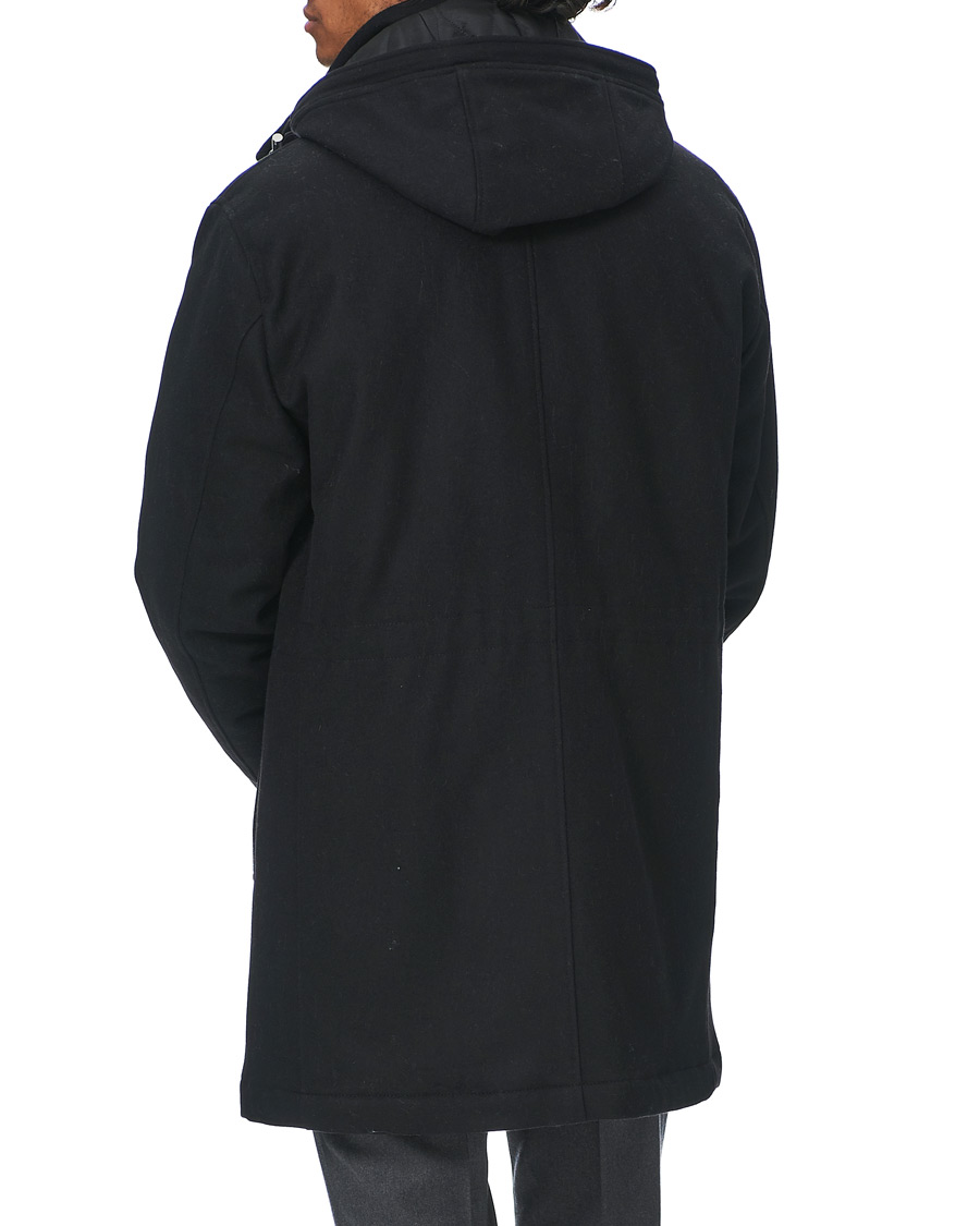 Herr | Jackor | Oscar Jacobson | Dammond Padded Wool Parka Black