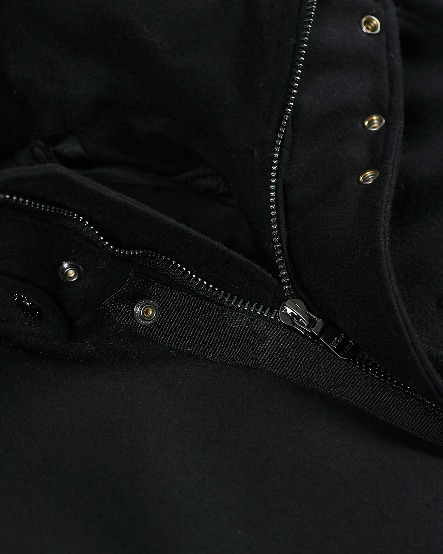 Herr | Jackor | Oscar Jacobson | Dammond Padded Wool Parka Black