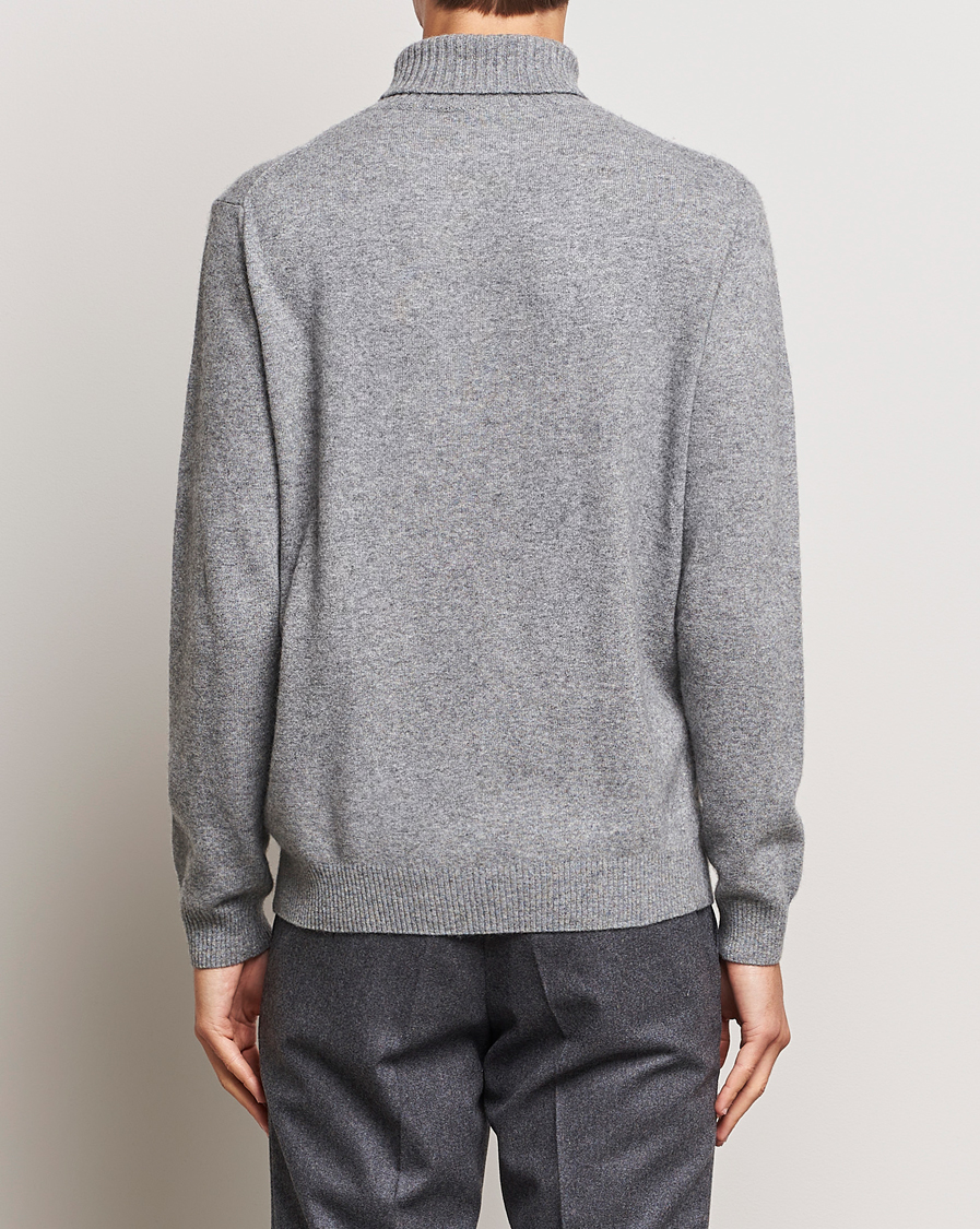 Herr | Tröjor | Oscar Jacobson | Salim Wool/Cashmere Rollneck Light Grey