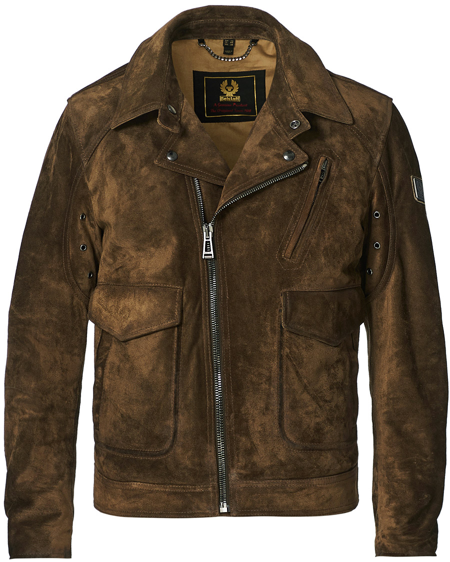 Herr | Jackor | Belstaff | Charlie Suede Jacket Windsor Moss