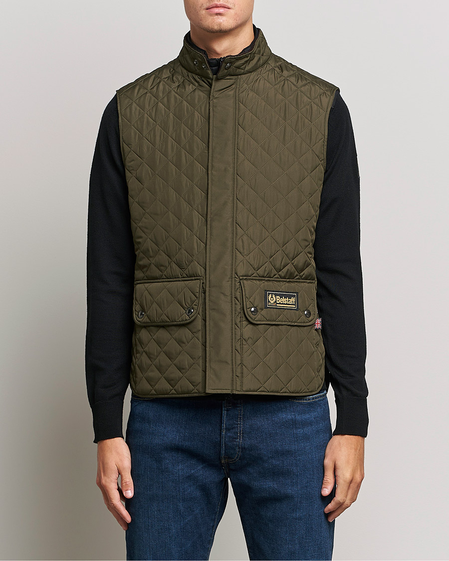 Herr |  | Belstaff | Waistcoat Quilted Faded Olive