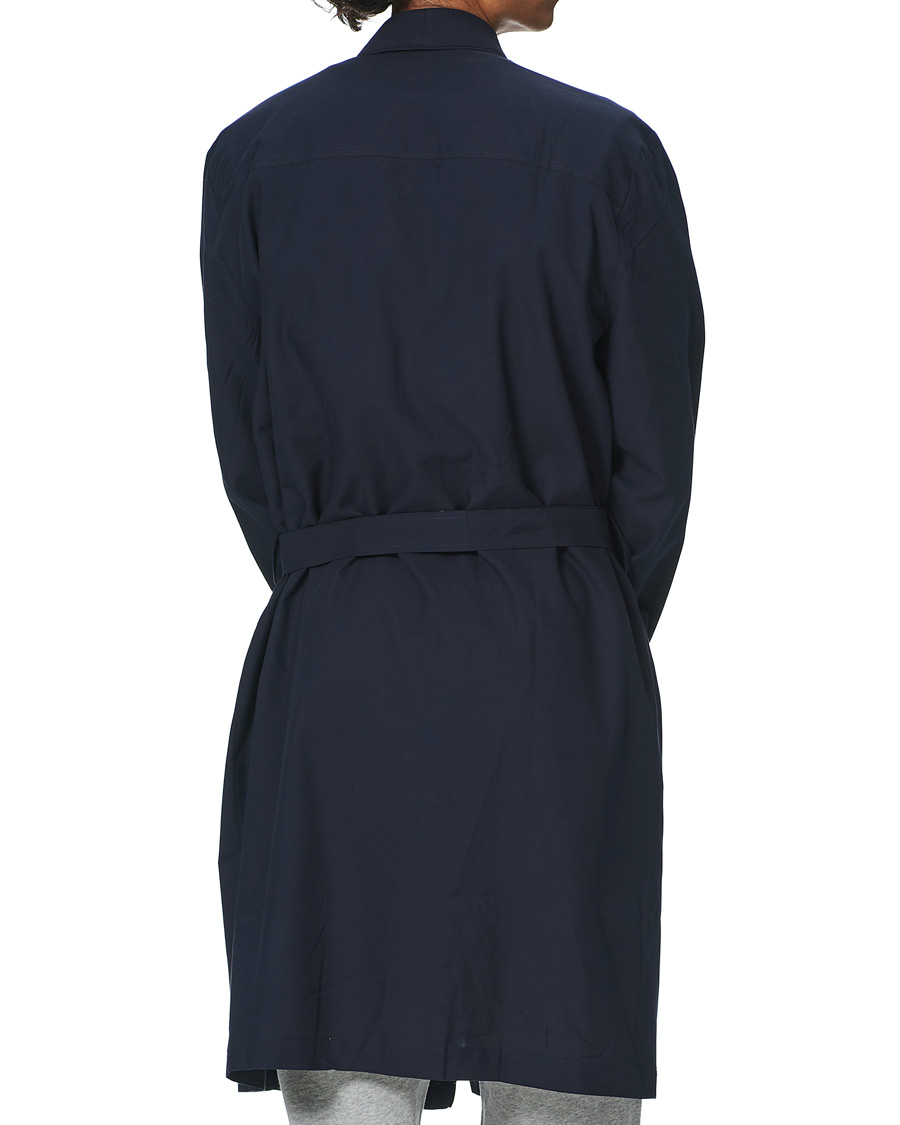 Herr | Pyjamas & Morgonrockar | Sunspel | Cotton Robe Navy