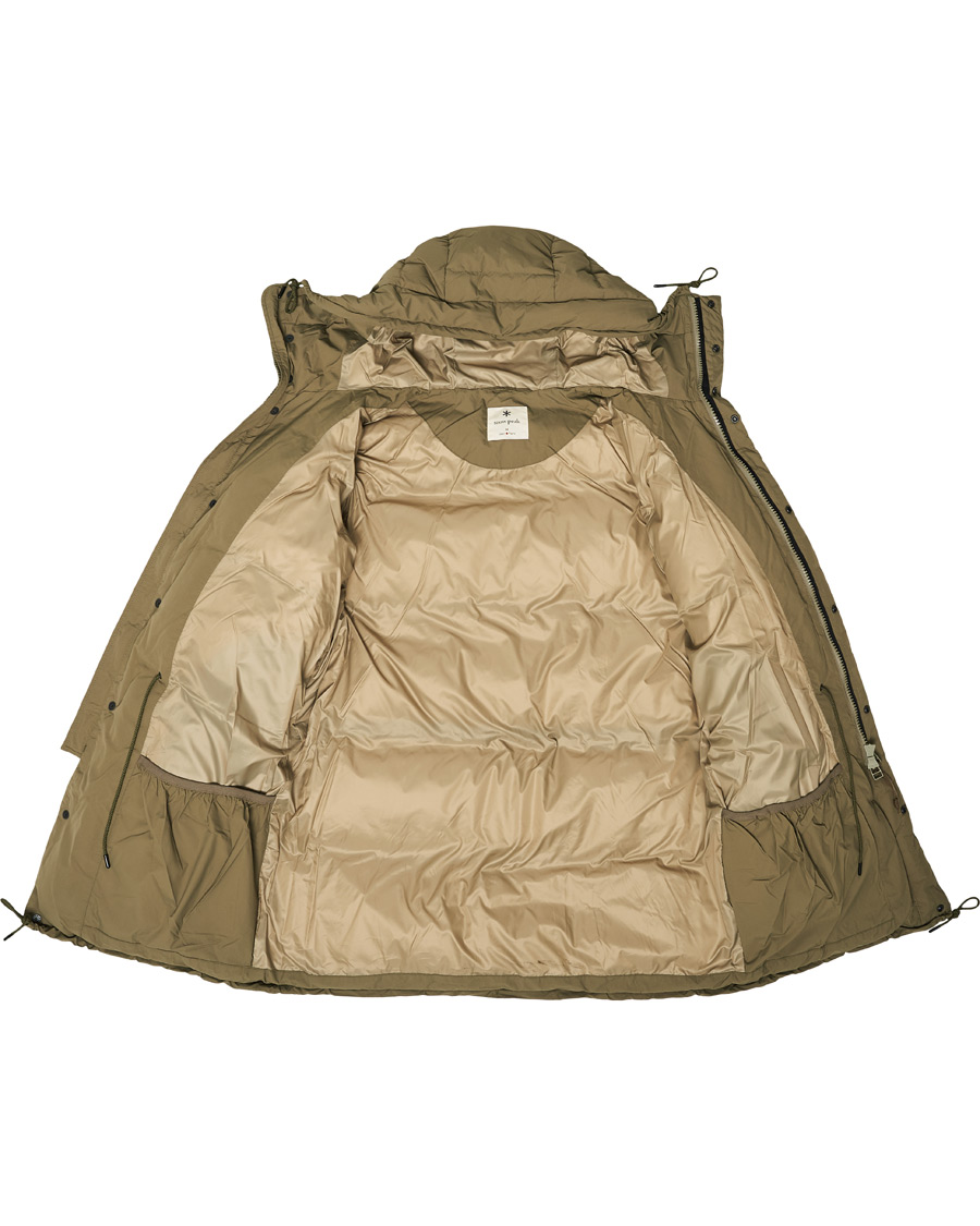Herr | Jackor | Snow Peak | Recycled Nylon Ripstop Down Coat Beige